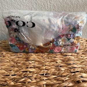 Coach Floral Appliqué Tabby 26 Shoulder Bag in Multicolor